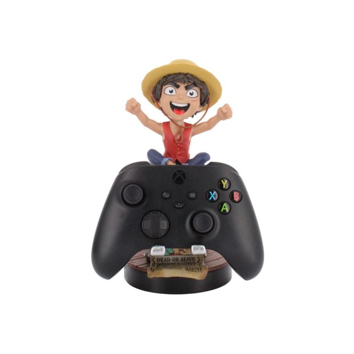 One Piece Cable Guys Charging Stand Luffy Wanted Poster 21 cm