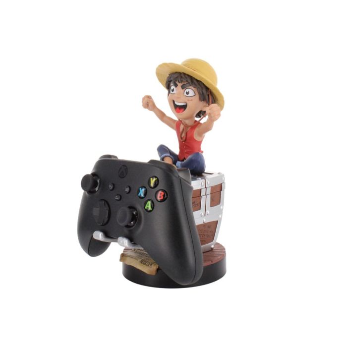 One Piece Cable Guys Charging Stand Luffy Wanted Poster 21 cm