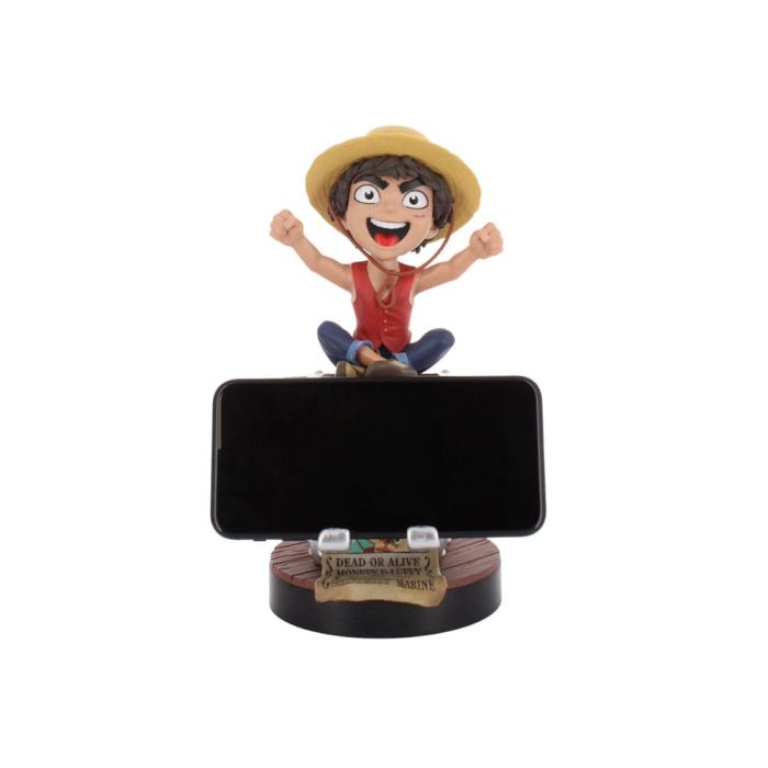 One Piece Cable Guys Charging Stand Luffy Wanted Poster 21 cm