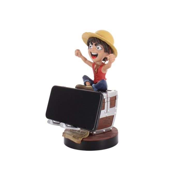One Piece Cable Guys Charging Stand Luffy Wanted Poster 21 cm