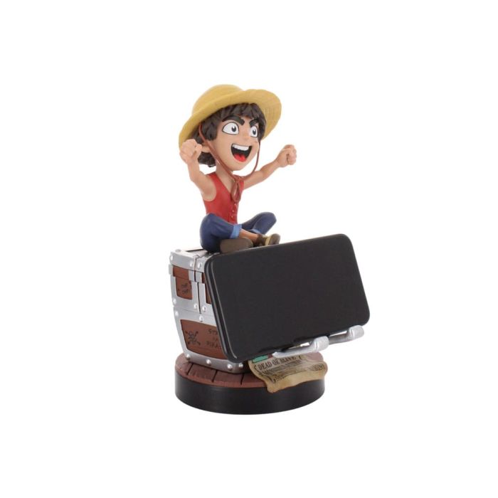 One Piece Cable Guys Charging Stand Luffy Wanted Poster 21 cm