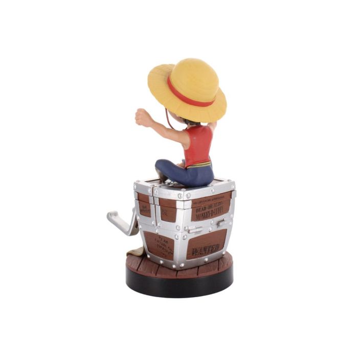 One Piece Cable Guys Charging Stand Luffy Wanted Poster 21 cm