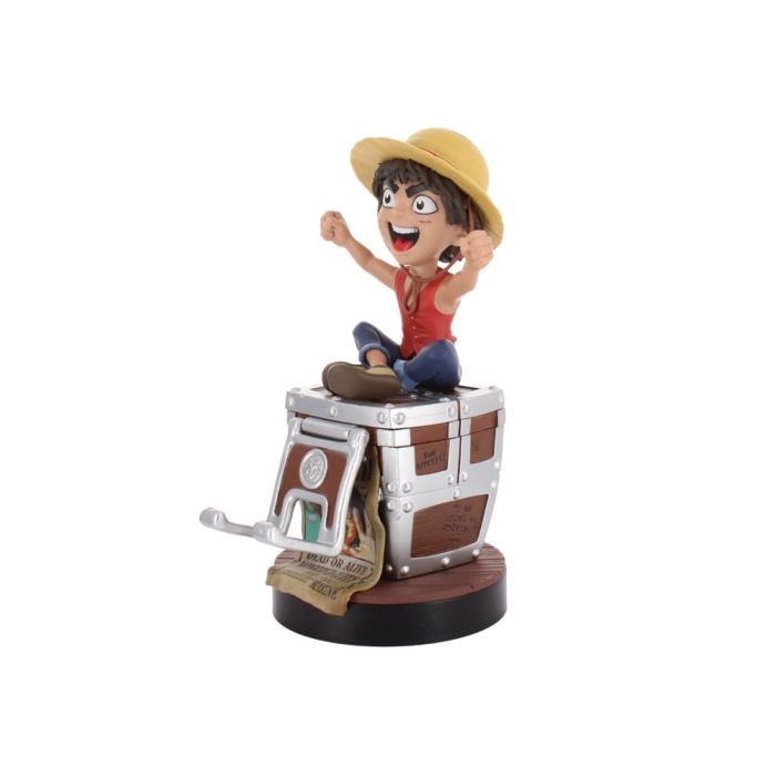 One Piece Cable Guys Charging Stand Luffy Wanted Poster 21 cm