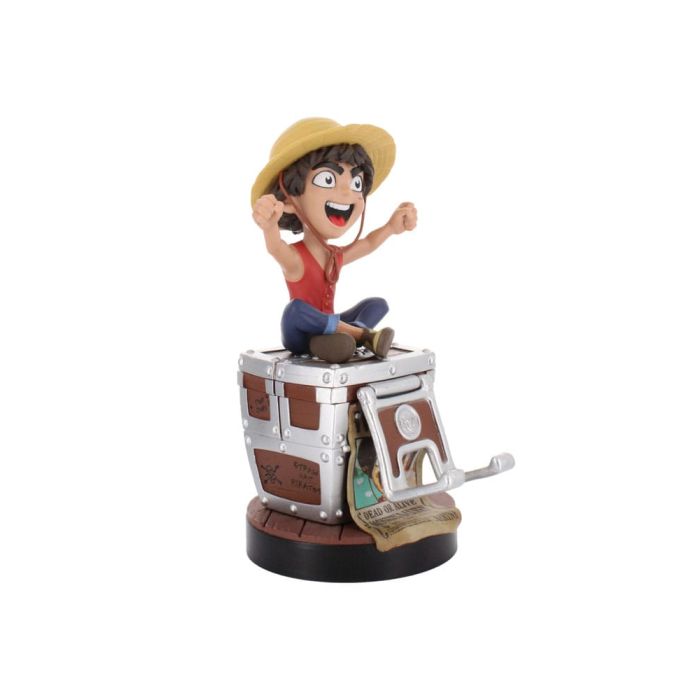 One Piece Cable Guys Charging Stand Luffy Wanted Poster 21 cm