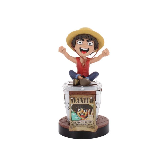 One Piece Cable Guys Charging Stand Luffy Wanted Poster 21 cm