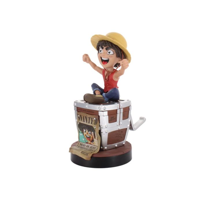 One Piece Cable Guys Charging Stand Luffy Wanted Poster 21 cm