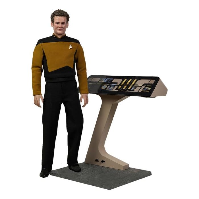 Star Trek: The Next Generation Action Figure 1/6 Chief Miles O'Brien with Transporter Console 30 cm