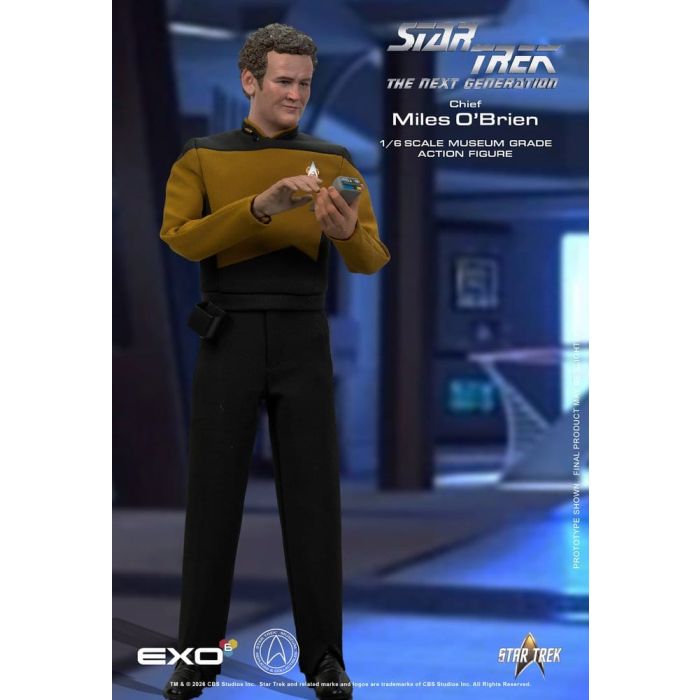 Star Trek: The Next Generation Action Figure 1/6 Chief Miles O'Brien with Transporter Console 30 cm