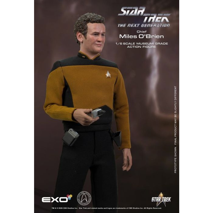 Star Trek: The Next Generation Action Figure 1/6 Chief Miles O'Brien with Transporter Console 30 cm