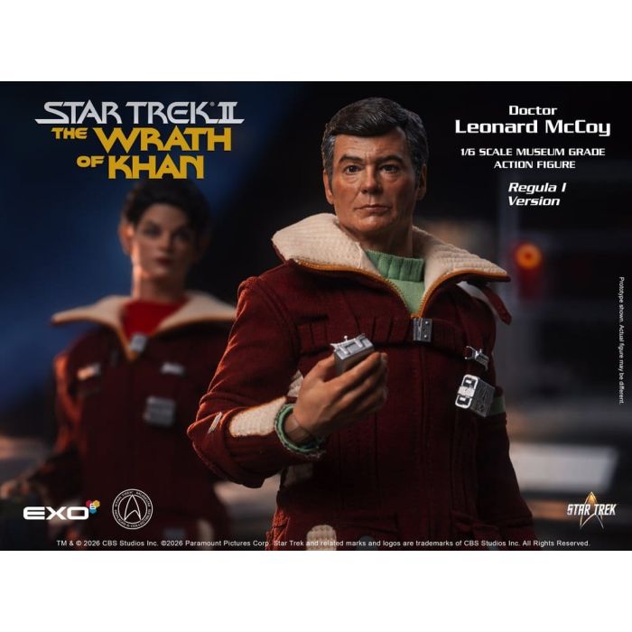 Star Trek II: The Wrath of Khan Action Figure 1/6 Dr. Leonard McCoy Regula I Version 30 cm