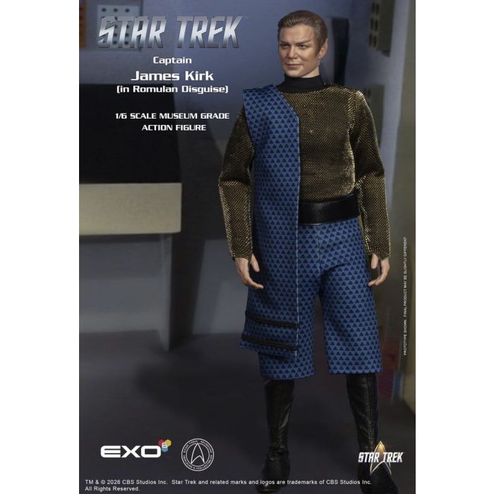 Star Trek: The Original Series Action Figure 1/6 Captain James T. Kirk (Romulan Disguise) 29 cm