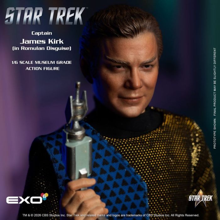Star Trek: The Original Series Action Figure 1/6 Captain James T. Kirk (Romulan Disguise) 29 cm
