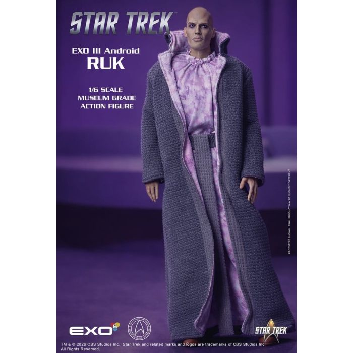 Star Trek: The Original Series Action Figure 1/6 Ruk EXO III Android 33 cm