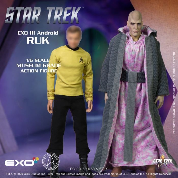 Star Trek: The Original Series Action Figure 1/6 Ruk EXO III Android 33 cm