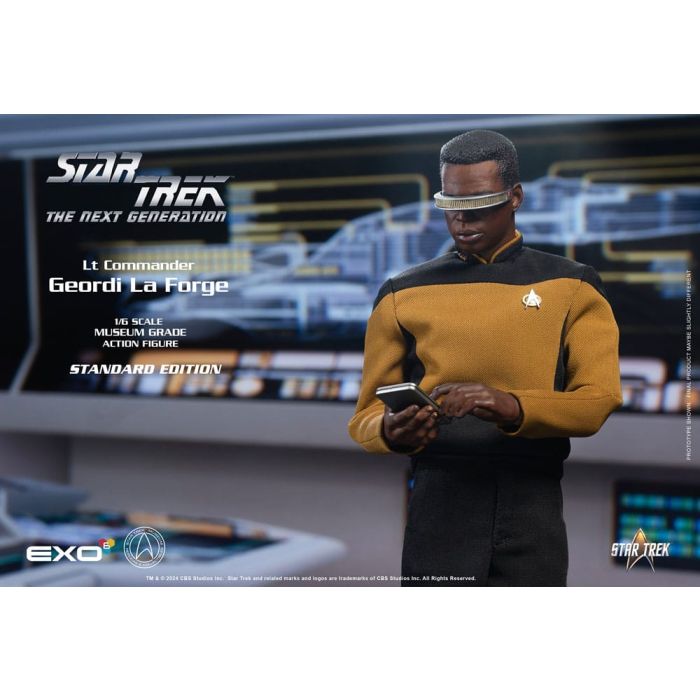 Star Trek: The Next Generation Action Figure 1/6 Lt. Commander Geordi La Forge (Standard Version) 28 cm