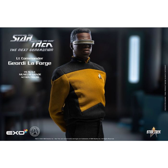 Star Trek: The Next Generation Action Figure 1/6 Lt. Commander Geordi La Forge (Standard Version) 28 cm