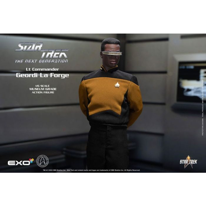 Star Trek: The Next Generation Action Figure 1/6 Lt. Commander Geordi La Forge (Standard Version) 28 cm