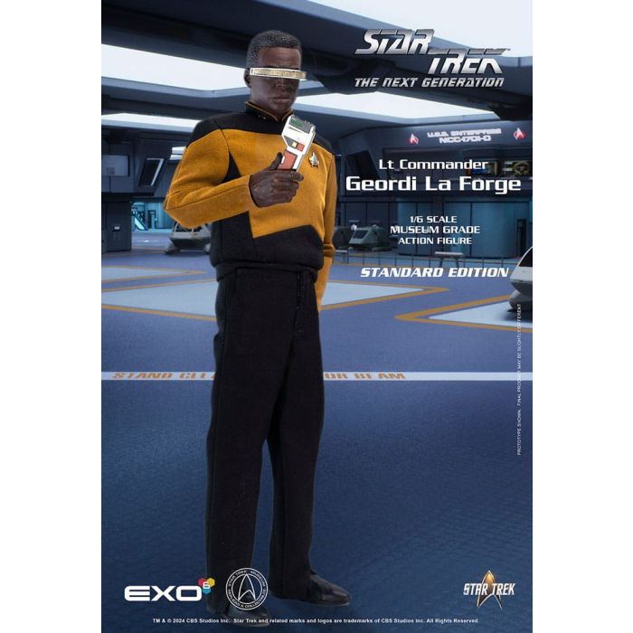 Star Trek: The Next Generation Action Figure 1/6 Lt. Commander Geordi La Forge (Standard Version) 28 cm