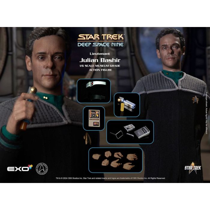 Star Trek: Deep Space Nine Action Figure 1/6 Dr. Julian Bashir 30 cm