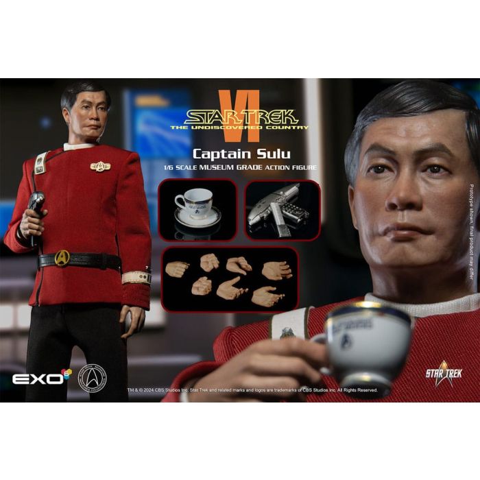 Star Trek VI: The Undiscovered Country Action Figure 1/6 Captain Hikaru Sulu 28 cm