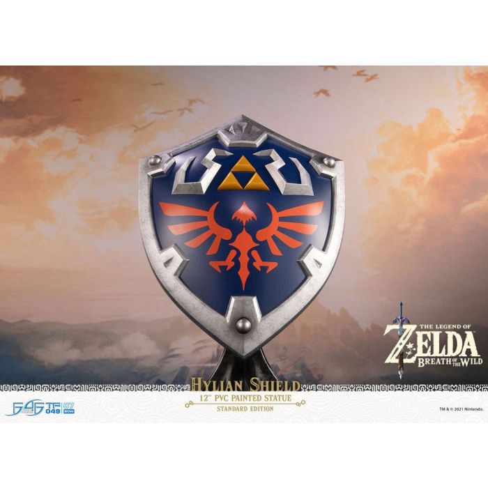 The Legend of Zelda Breath of the Wild PVC Statue Hylian Shield Standard Edition 29 cm