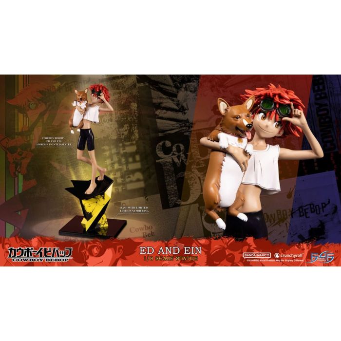 Cowboy Bebop Statue 1/8 Ed & Ein 28 cm