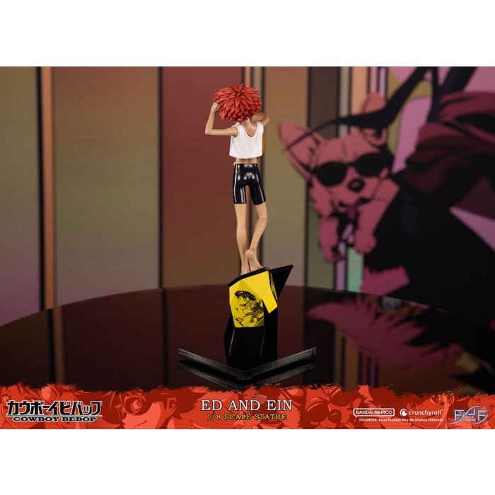 Cowboy Bebop Statue 1/8 Ed & Ein 28 cm
