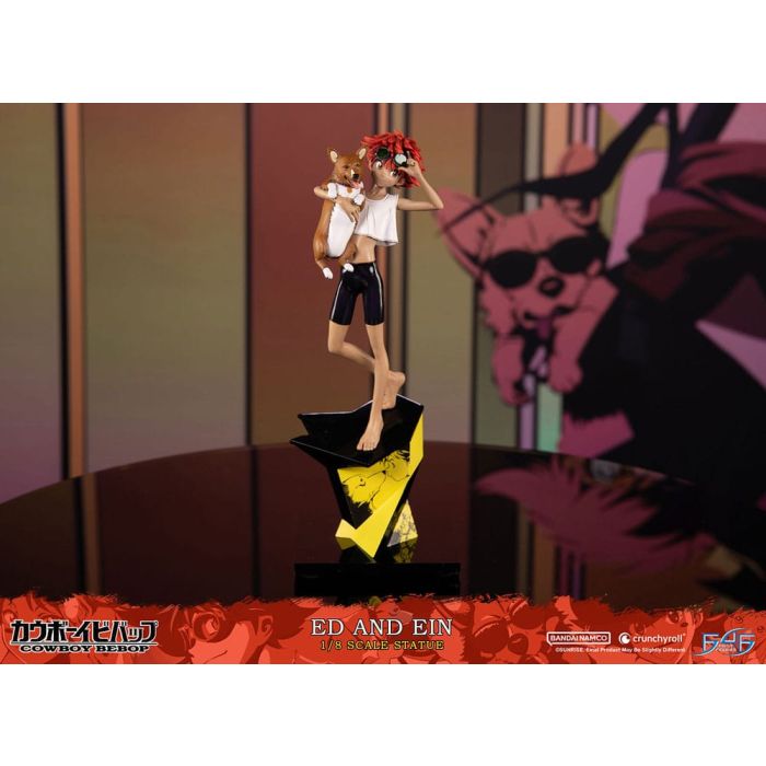 Cowboy Bebop Statue 1/8 Ed & Ein 28 cm