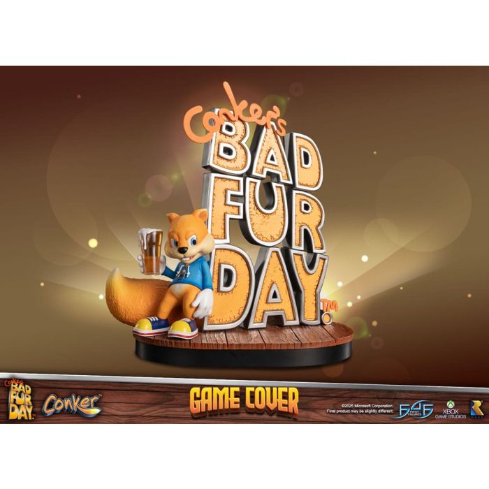 Conker´s Bad Fur Day Statue Game Cover Exclusive Edition 45 cm