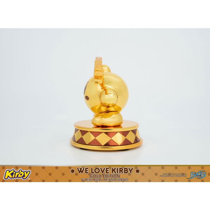 Kirby DieCast Statue We Love Kirby Gold Edition 10 cm