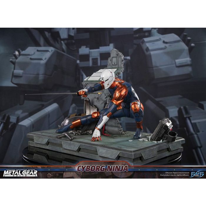 Metal Gear Solid Statue Cyborg Ninja (Gray Fox) 41 cm