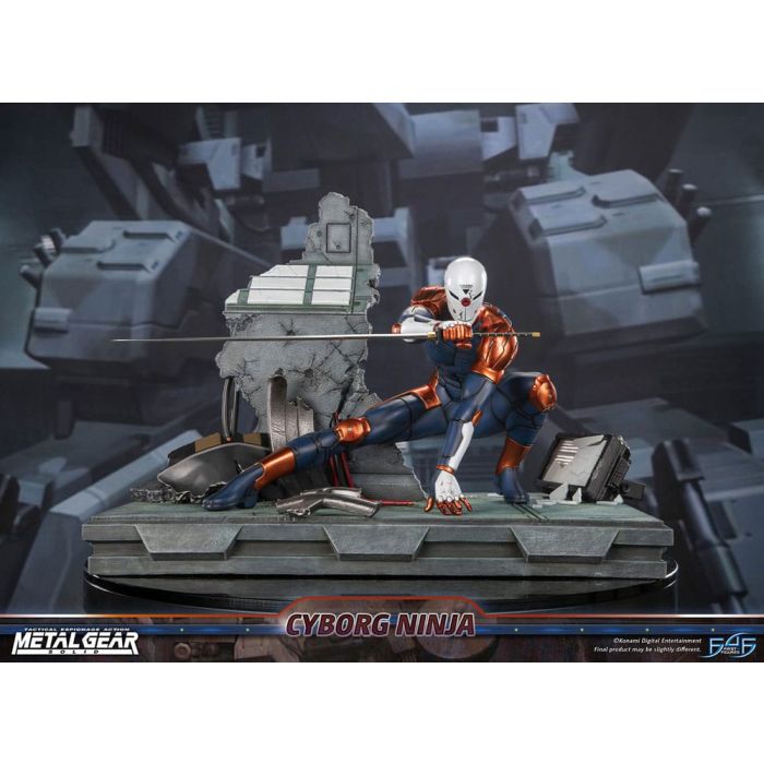 Metal Gear Solid Statue Cyborg Ninja (Gray Fox) 41 cm