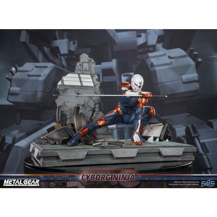 Metal Gear Solid Statue Cyborg Ninja (Gray Fox) 41 cm