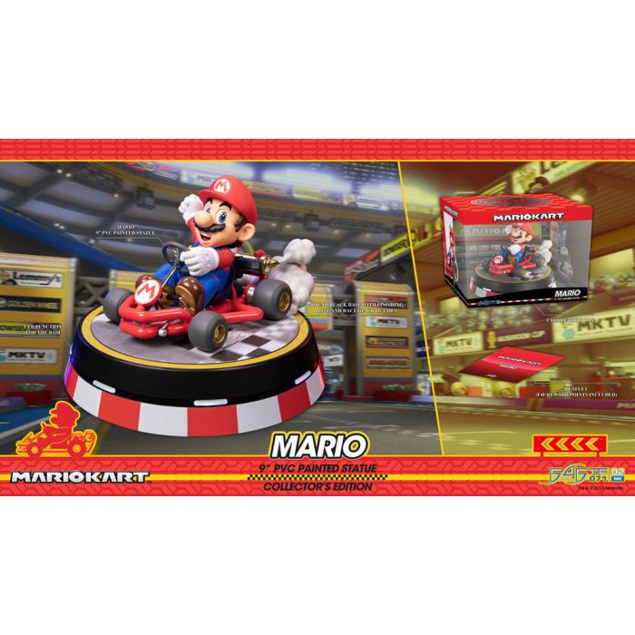 Mario Kart PVC Statue Mario Collector's Edition 22 cm