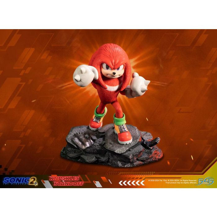 Sonic the Hedgehog 2 Statue Knuckles Standoff 30 cm