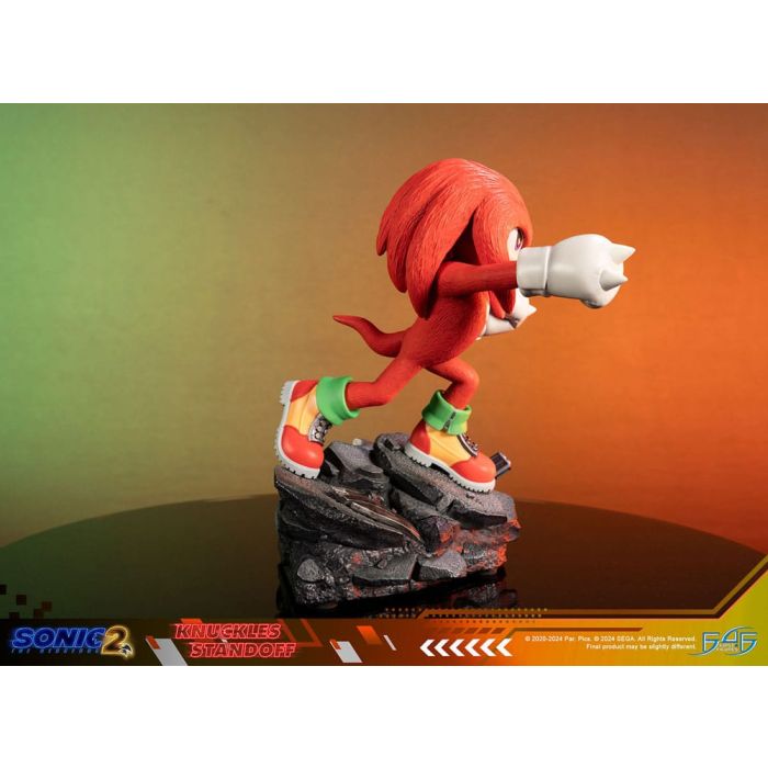 Sonic the Hedgehog 2 Statue Knuckles Standoff 30 cm