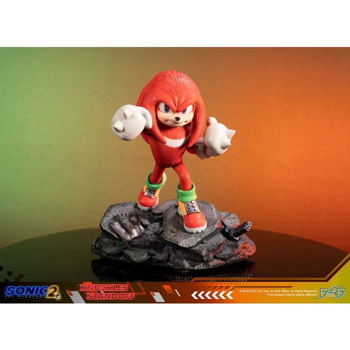 Sonic the Hedgehog 2 Statue Knuckles Standoff 30 cm