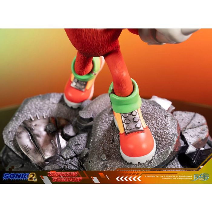 Sonic the Hedgehog 2 Statue Knuckles Standoff 30 cm