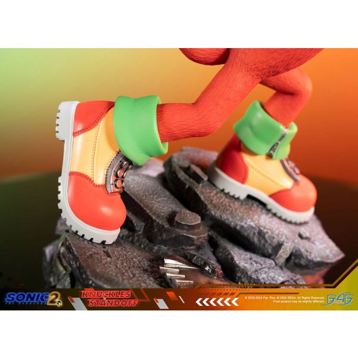 Sonic the Hedgehog 2 Statue Knuckles Standoff 30 cm