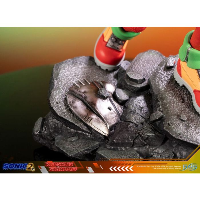 Sonic the Hedgehog 2 Statue Knuckles Standoff 30 cm