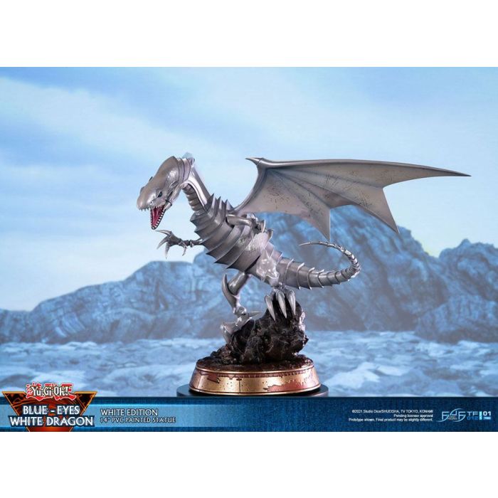 Yu-Gi-Oh! PVC Statue Blue-Eyes White Dragon White Edition 35 cm