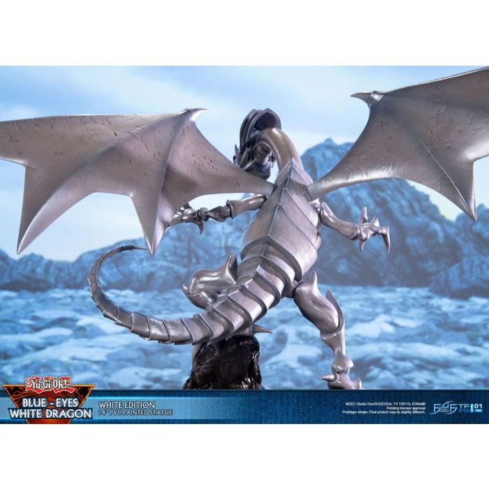 Yu-Gi-Oh! PVC Statue Blue-Eyes White Dragon White Edition 35 cm