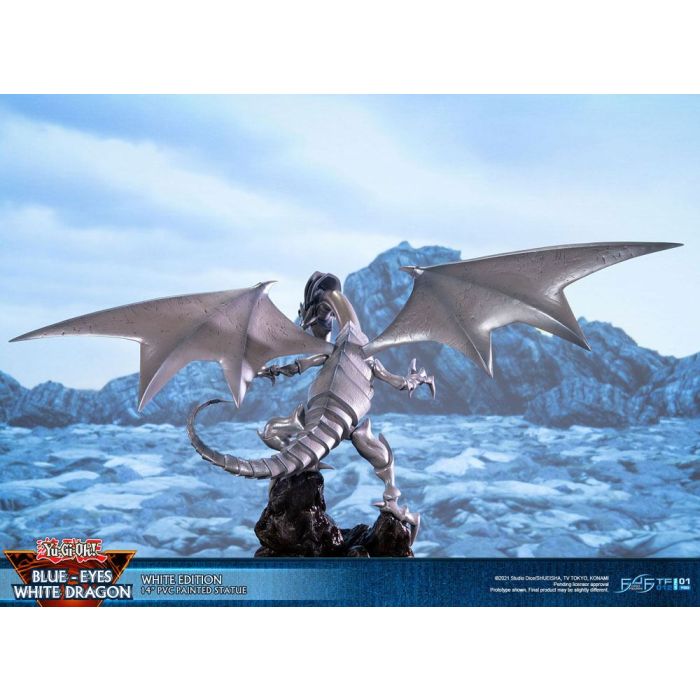 Yu-Gi-Oh! PVC Statue Blue-Eyes White Dragon White Edition 35 cm