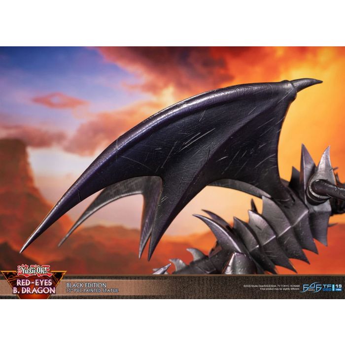 Yu-Gi-Oh! PVC Statue Red-Eyes B. Dragon Black Colour 33 cm