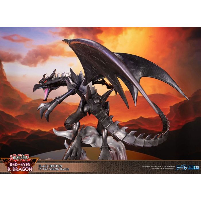 Yu-Gi-Oh! PVC Statue Red-Eyes B. Dragon Black Colour 33 cm
