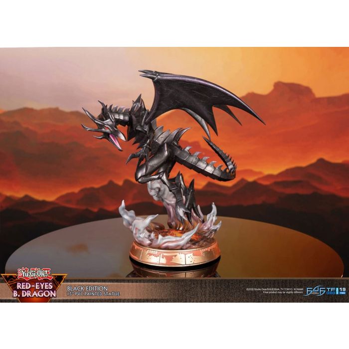 Yu-Gi-Oh! PVC Statue Red-Eyes B. Dragon Black Colour 33 cm