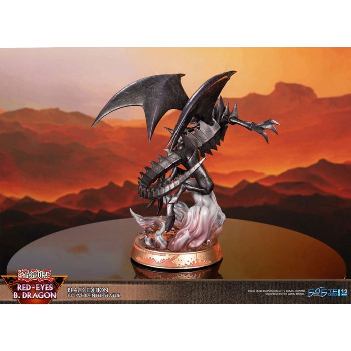 Yu-Gi-Oh! PVC Statue Red-Eyes B. Dragon Black Colour 33 cm