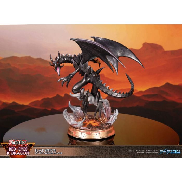 Yu-Gi-Oh! PVC Statue Red-Eyes B. Dragon Black Colour 33 cm