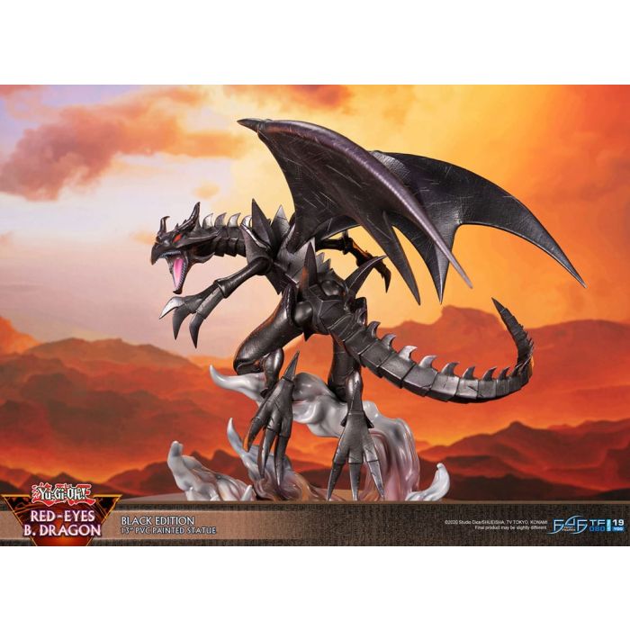 Yu-Gi-Oh! PVC Statue Red-Eyes B. Dragon Black Colour 33 cm