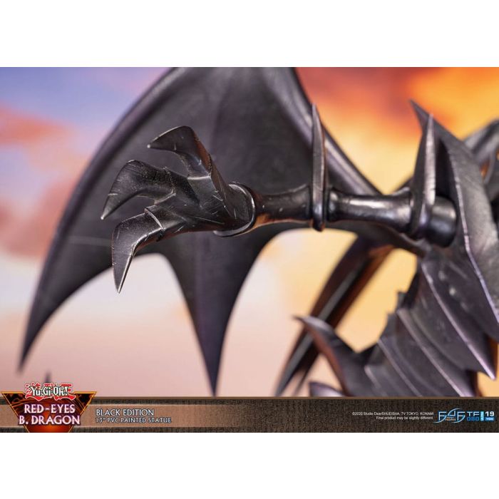 Yu-Gi-Oh! PVC Statue Red-Eyes B. Dragon Black Colour 33 cm
